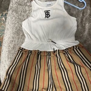 Kids Burberry skort dress